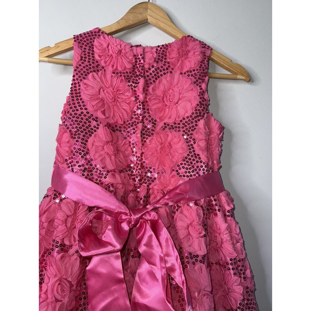 American Princess Dress Girls Size 14 Rosettes Party Formal Tulle ! - Picture 7 of 7